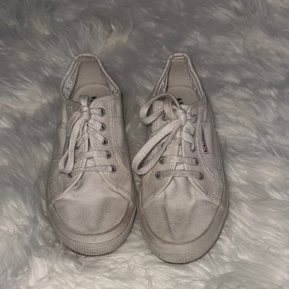 Superga Kids White Sneakers